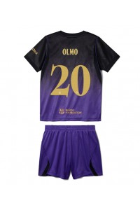 Barcelona Dani Olmo #20 Babyklær Borte Fotballdrakt til barn 2026-27 Korte ermer (+ Korte bukser)